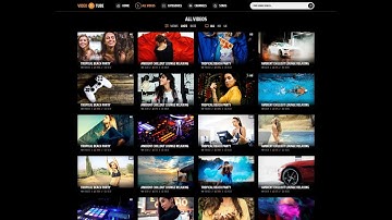 Video Website Template 11 - Color Scheme 1