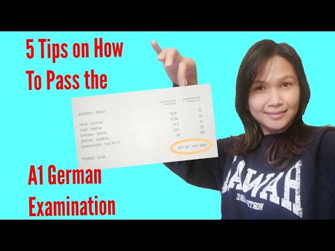 5 Tips On How To Pass The A1 Examination In Goethe Institut German A1 Tagalog Youtube