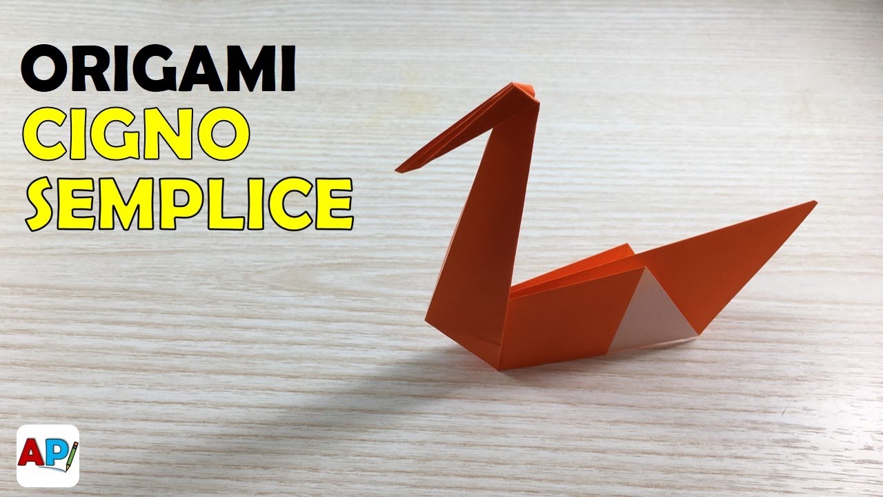 Origami Cigno Semplice YouTube