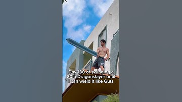 Day 130 of swinging a 20lb Dragonslayer until I can wield it like Guts