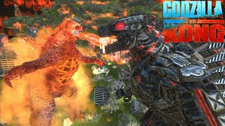 Godzilla VS Kong: The Rise of Thermo Godzilla - Animal Revolt Battle Simulator