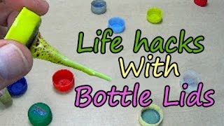 In this video we will try to show you some useful life hacks with
plastic bottle lids. it's also creative way reuse old caps and be
nature ...