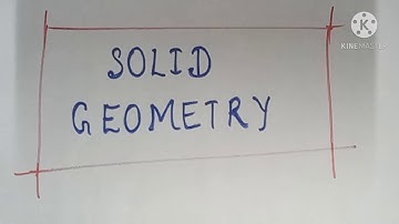 Lectute 1 - Solid Geometry || Sphere || Definition & equation of sphere#solidGeometry#sphere