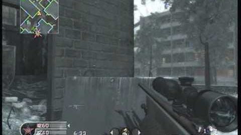 Cod4 Modern Warfare: EPIC NOSCOPE ACROSS MAP