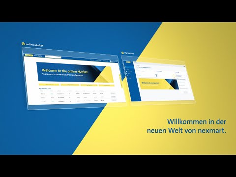 Herzlich willkommen in der neuen Welt von nexmart!