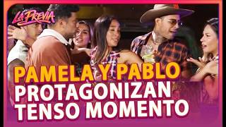 LA FIESTA EN LA GRANJA VIP TERMINÓ EN MECHA: PAMELA Y PABLO HEREDIA PASAN INCÓMODO MOMENTO