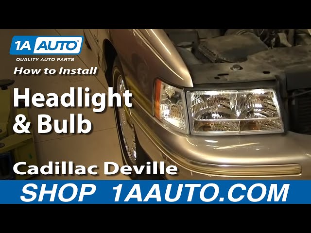 How To Replace Headlight And Bulb 97 99 Cadillac Deville 1a Auto