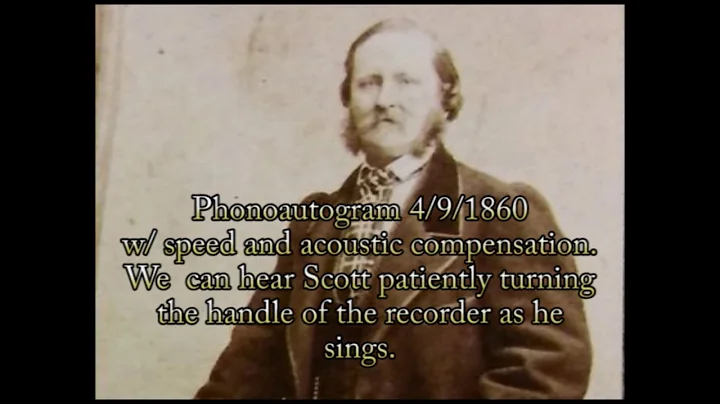 The Very First Recordings (1859-1879)