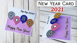 New Year Card || New year card 2021 || Happy new year card 2021 || New year card ideas ||