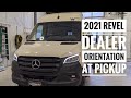 2021 Winnebago Revel Dealer Orientation During Pickup