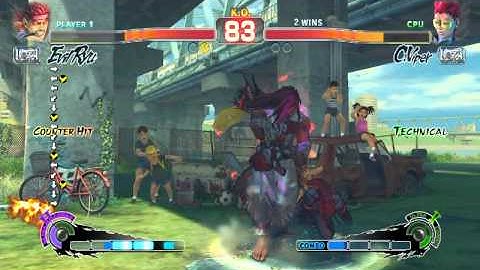 Ultra Street Fighter IV battle: Evil Ryu vs C. Viper