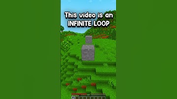 This video is an INFINITE LOOP! #shorts #minecraft