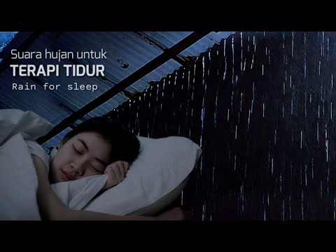 Relaksasi Suara Hujan Deras dan Badai Petir, Hujan Pengantar Tidur || Terapi Tidur, meditasi - asmr