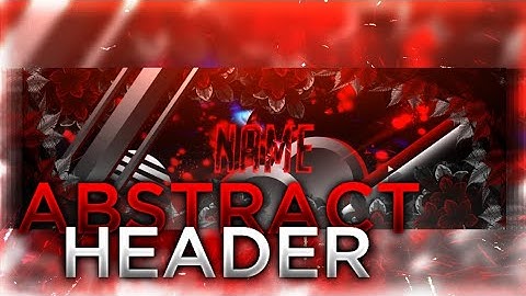 ✔ABSTRACT TWITTER HEADER TEMPLATE SPEEDART! in Android! [Crispy Style]// Free GFX! (PS TOUCH)