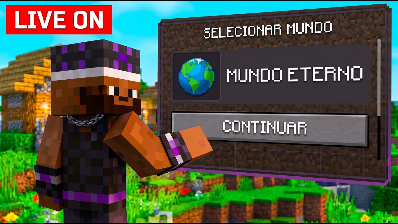 🔴 LIVE ON!🔴 MAIS UM DIA NO NOSSO MUNDO! 💜 ⛏️🌎🏠  | MINECRAFT BEDROCK | XPHELIP GAMEPLAY