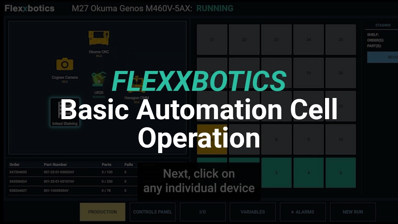 Flexxbotics | Basic Automation Cell Operation - YouTube
