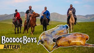 BOODOG: THE MOST EPIC MONGOLIAN BBQ EVER! SHEEP VS GOAT | Boodog Boys