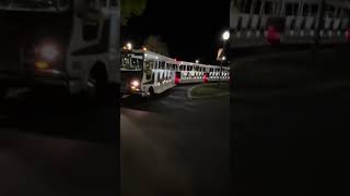 Hershey Park Tram Rides At Night 10/24/25