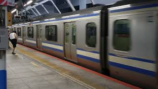 E217系横クラY-1編成+横クラY-134編成横浜駅発車