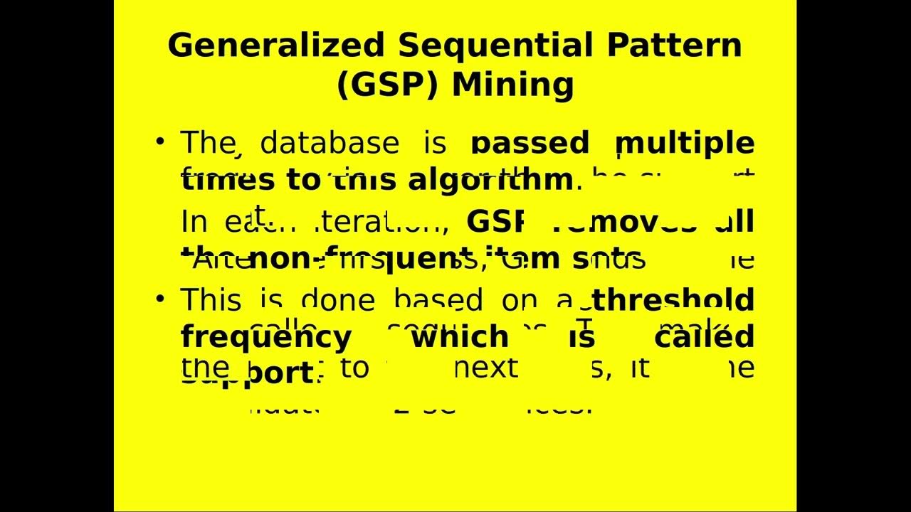Generalized Sequential Pattern in Tamil YouTube