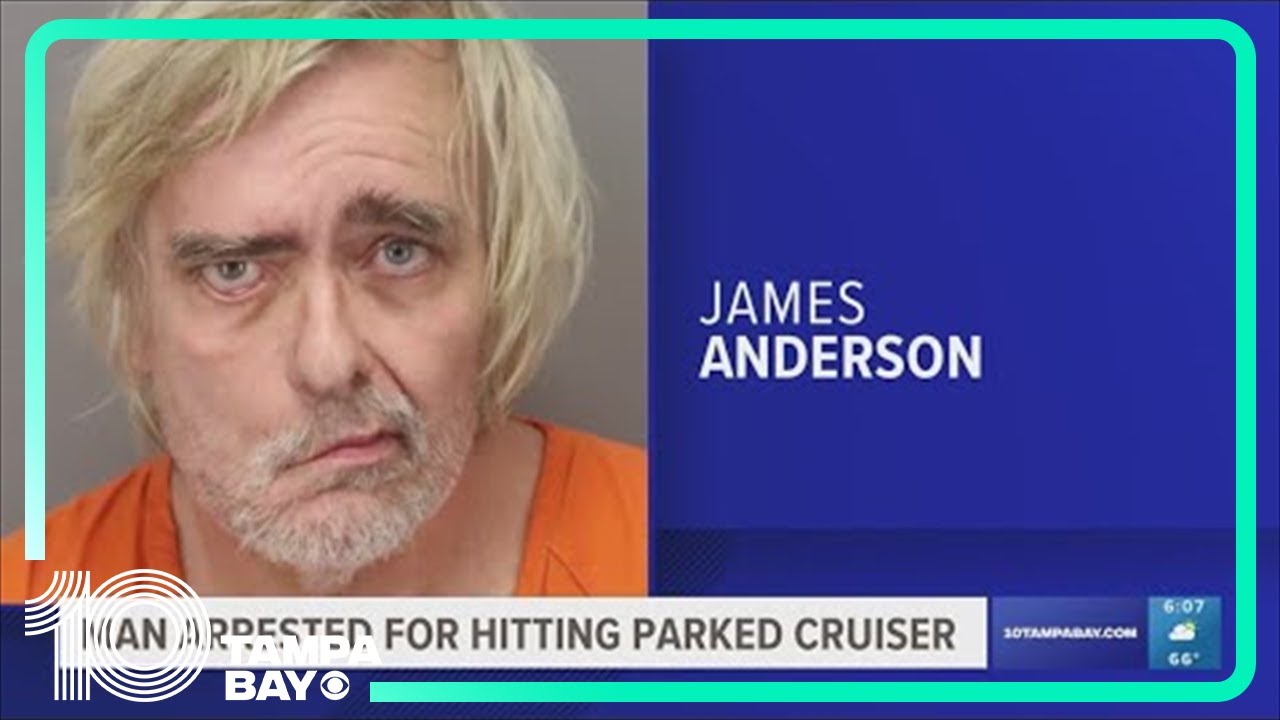 Accused DUI driver arrested after hitting parked police car - YouTube