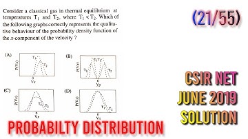CSIR NET Physical Science June 2019 Probability distribution Part B (Question =22/55)| Physics Plus