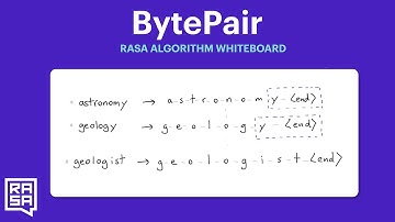 Rasa Algorithm Whiteboard - BytePair Embeddings