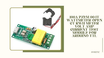100A PZEM 004T WATTMETER+OPEN CT KWH METER VOLT AMP CURRENT TEST MODULE FOR ARDUINO TTL