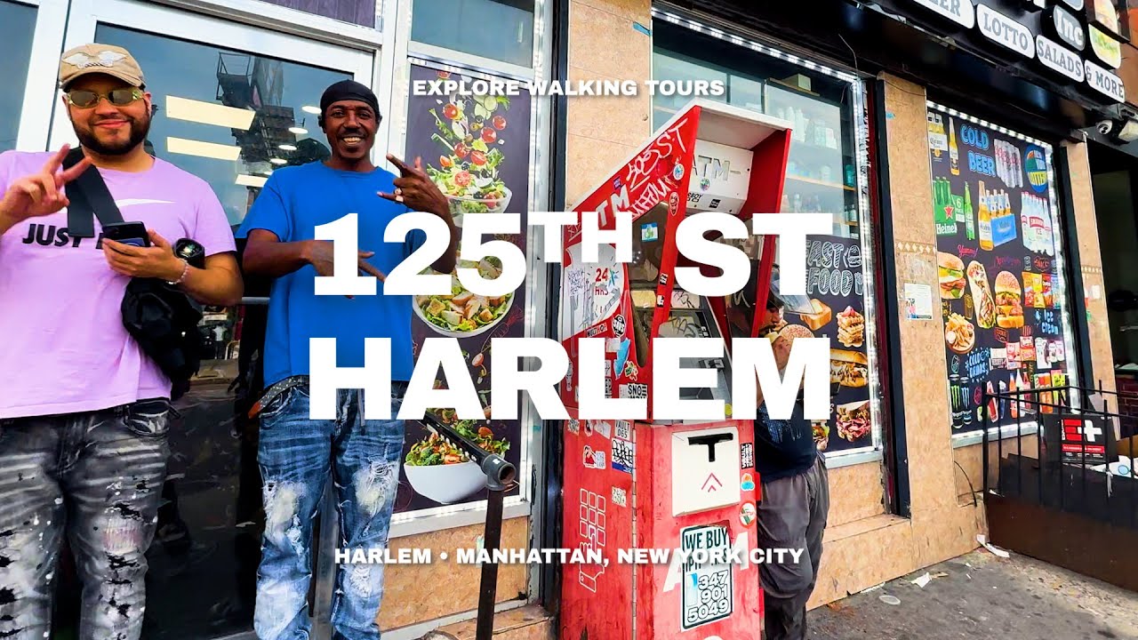 Harlem 125th Street Walking Tour | Apollo, Charles Pan-Fried Chicken, West Harlem Piers