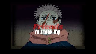 I hope you can….run😈😈😈😈😈#anime #jujutsukaisen #itadori