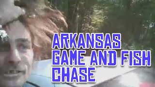 Crazy Arkansas police chase