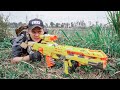 LTT Game Nerf War : Elite Captain Warriors SEAL X Nerf Guns Fight Rocket Crazy Bandits Money