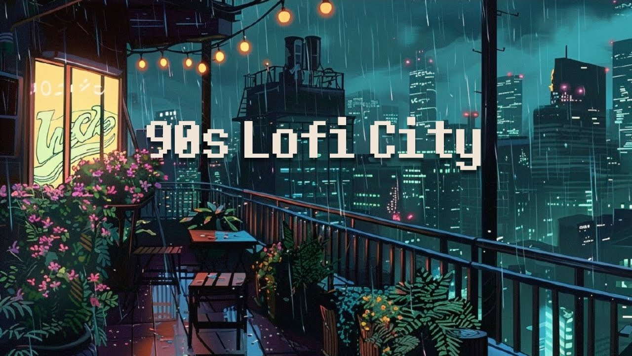 Rainy Night Vibes 1980s 🌌 Urban Lofi Mix 🎧 Hip Hop Beats to Unwind ...