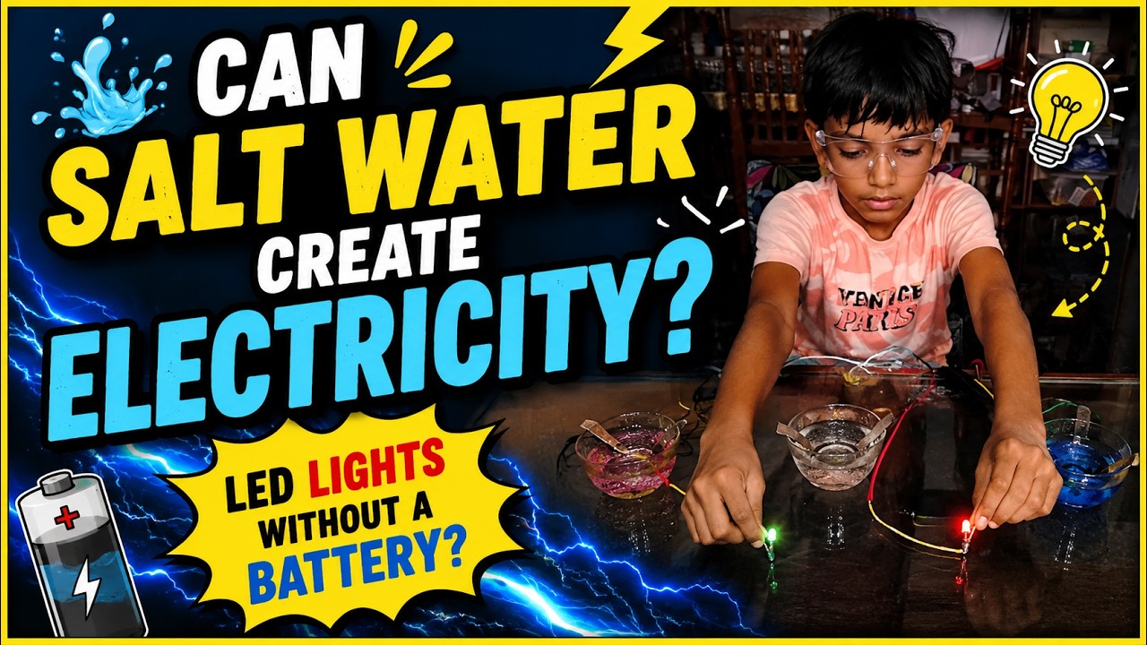 Salt Water Battery Experiment