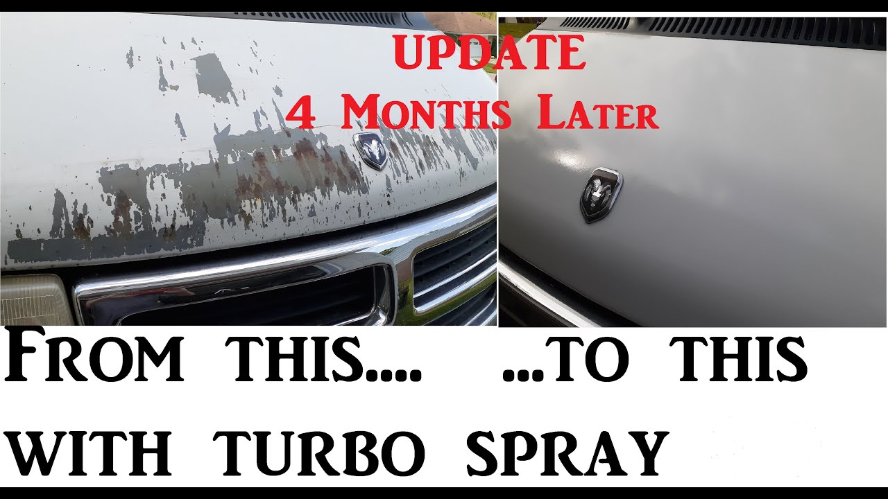 Rustoleum Turbo Spray Paint ~ 4 Month Update 