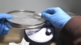 DRAFT Frozen Phi Top on Thick Ice on Magnetic Stirrer Barely Spins