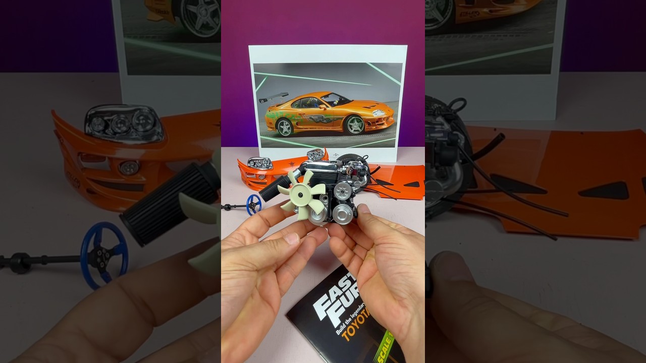 🔥Riproduzione Perfetta! Toyota Supra MK4 1:8 De Agostini🔥🚗