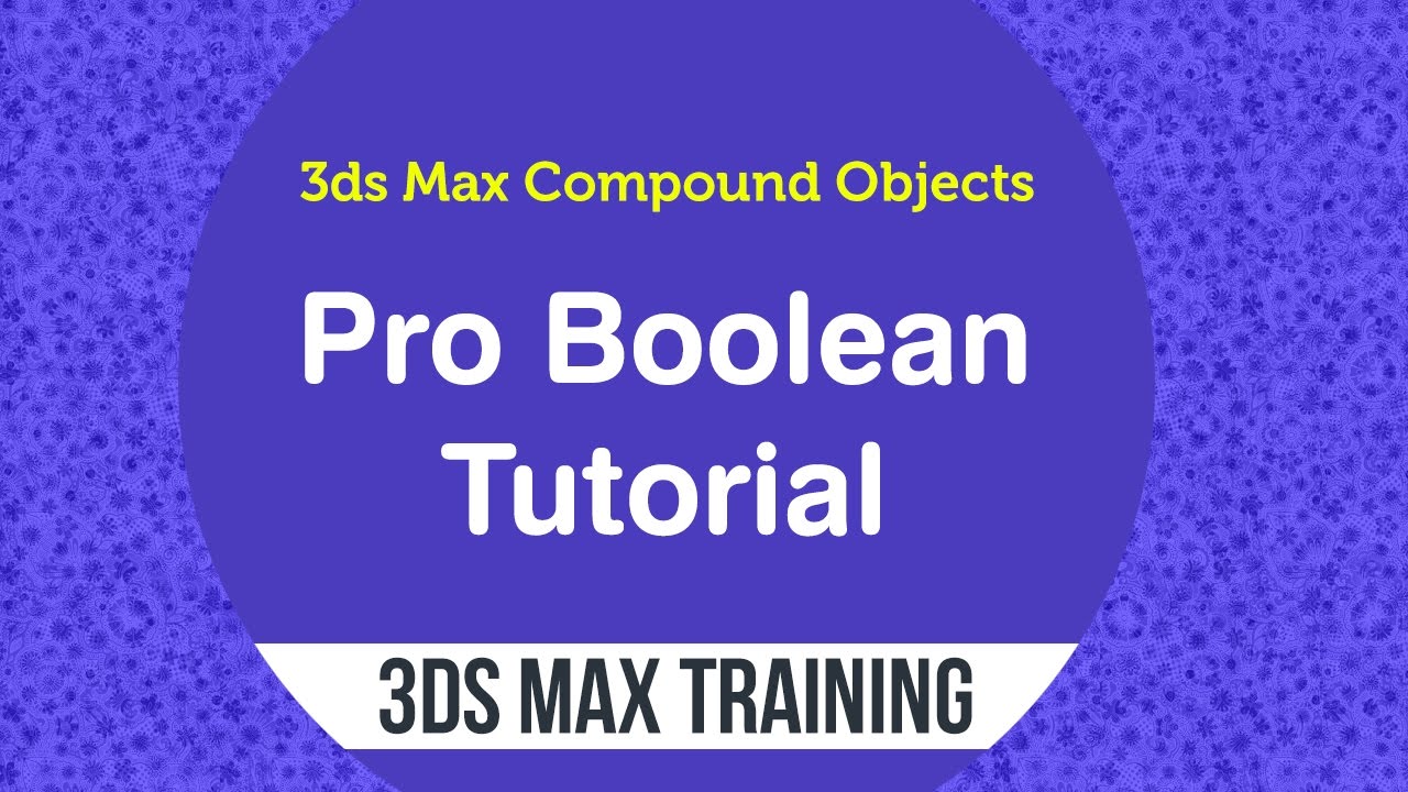 3ds max Pro Boolean tutorial in telugu - YouTube