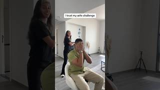 I trust my wife challenge😂  this had our hearts racing… #couple #relatable #funny
