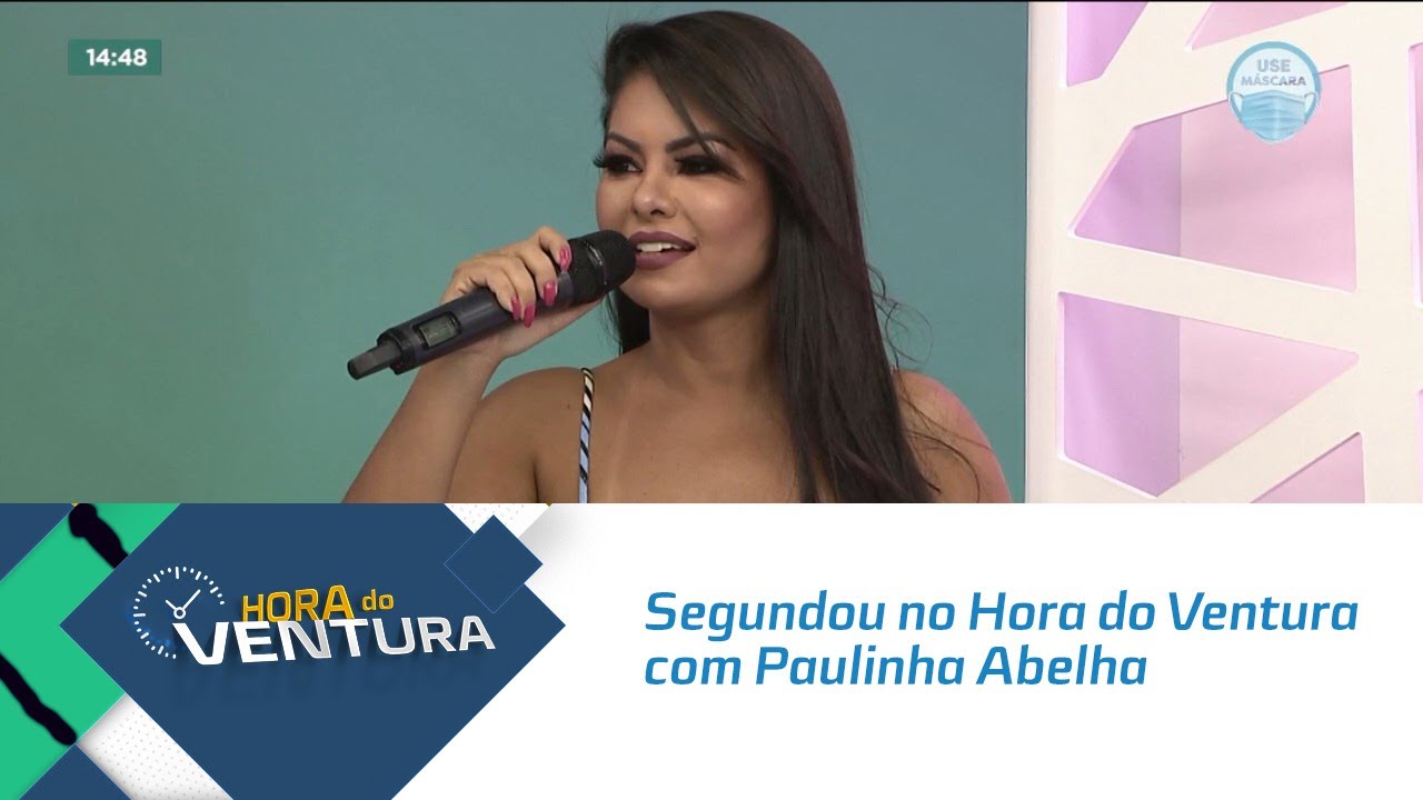 Segundou no Hora do Ventura com Paulinha Abelha, da 'Calcinha Preta'