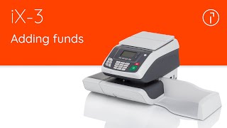 iX-3 Quadient Mailing System – Adding funds to the meter