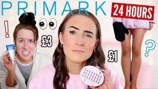 I Only Used PRIMARK BEAUTY For 24 HOURS... (Makeup, Tan, Skincare, Haircare, Teeth Whitening)