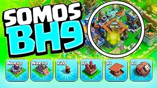 VAMOS FLYING EN LA ALDEA DEL CONSTRUCTOR ¡¡PONEMOS EL BH9!! | Clash of Clans