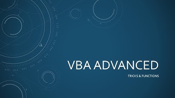 8 VBA Advanced External Active X Control