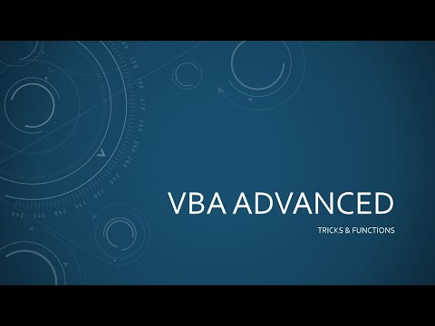 8 VBA Advanced External Active X Control