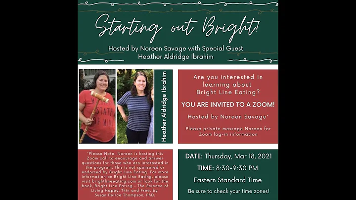 Starting Out Bright - hosted by Noreen Savage with...