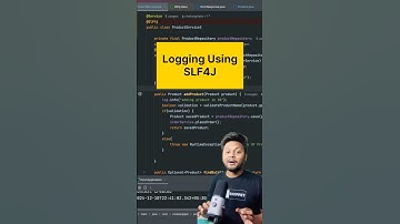Slf4j Annotation For Logging ✅ #javadeveloper #javaframework #programming #springboot