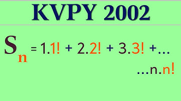 KVPY 2010 | Interesting  telescoping series  | Tips & Tricks for KVPY