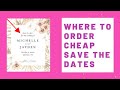 Where To Order Cheap Save The Dates