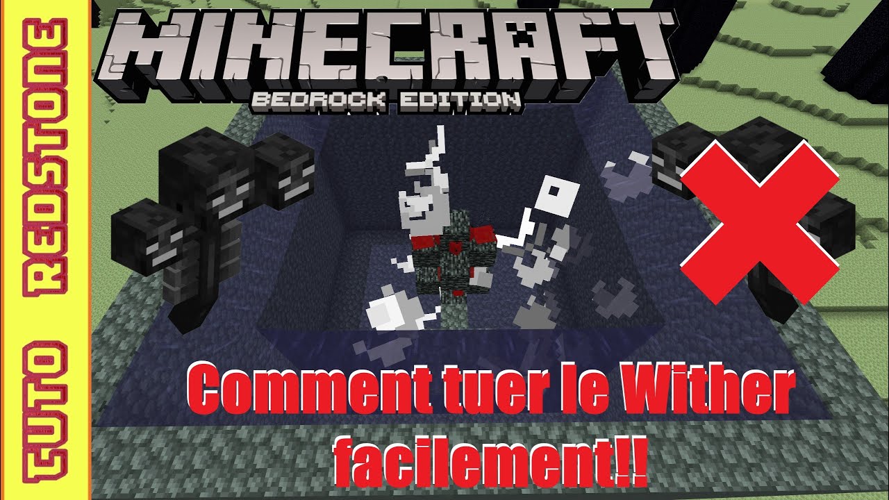 Comment tuer le WITHER facilement : [TUTO] Minecraft 1.21 MCPE, Switch